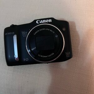 Canon SX160 IS Black Digital Camera
